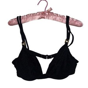 Vintage 90s Black La Blanca Swim Top